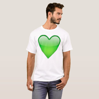 Green Heart - Emoji T-Shirt