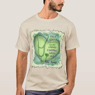 Green Heart Home Health Care Nurse T-Shirt