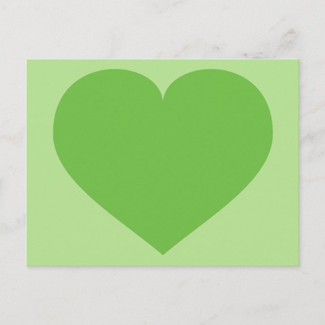 Green Heart Postcard (Front)
