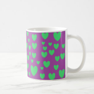 Green Hearts Mug