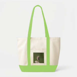 Green Heron on a log Tote Bag