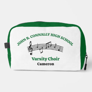 Green High School Choir Personalised Dopp Kit
