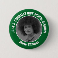Green High School Reunion Yearbook Photo
