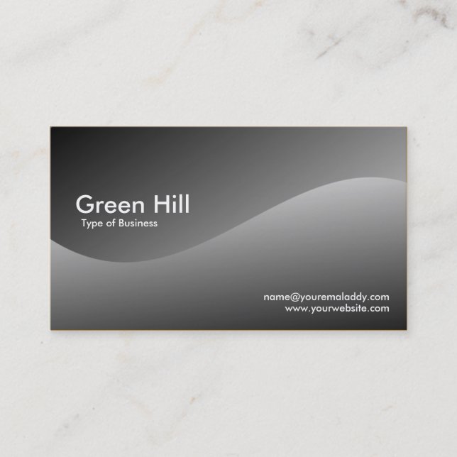 Green Hill 3 Business Card (Front)