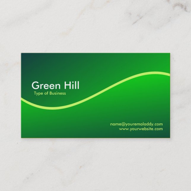 Green Hill 5 Business Card (Front)