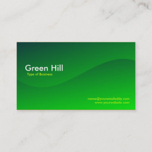 Green Hill Business Card