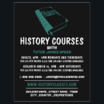 Green History Book, History Course Advertising Flyer<br><div class="desc">Green History Book,  History Course Advertising Flyers By The Business Card Store.</div>