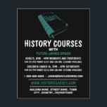 Green History Book, History Course Advertising Flyer<br><div class="desc">Green History Book,  History Course Advertising Flyers By The Business Card Store.</div>
