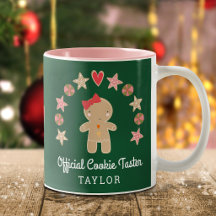 Green Holiday Gingerbread Official Cookie Taster
