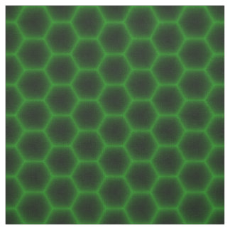 Green Honeycomb Fabric