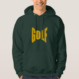 Green Hooded Sweat GOLF Foret Man Hoodie