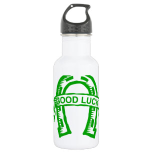 Green horseshoe St. Patrick day 532 Ml Water Bottle
