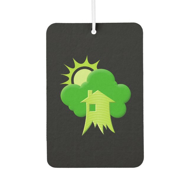 Green House Car Air Freshener (Front)