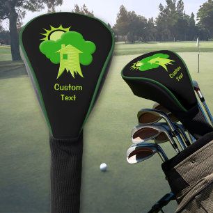 Green House Golf Head Cover