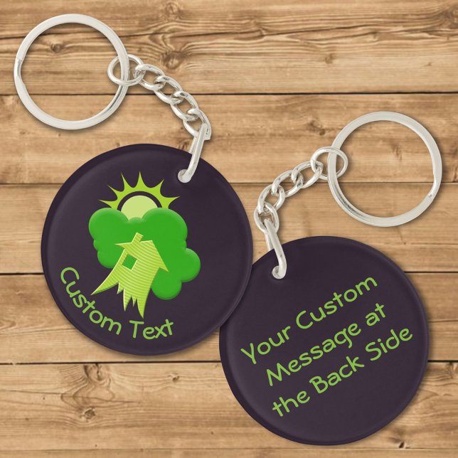 Green House Keychain (Creator Uploaded)