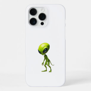 Green humanoid iPhone 16 pro max case