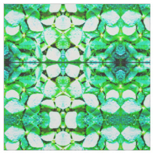 Green Hydrangea Fabric