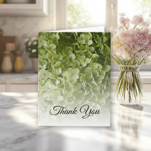 Green Hydrangea Floral Sympathy Thank You
