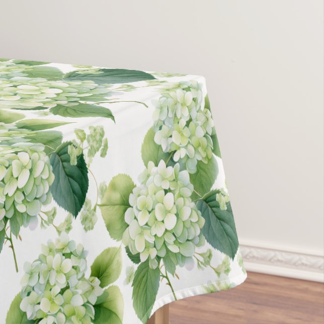 Green Hydrangeas Tablecloth (In Situ)