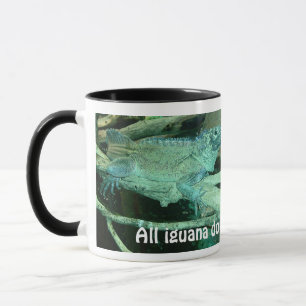 Green Iguana 2 Mug