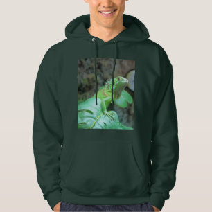 Green iguana hoodie