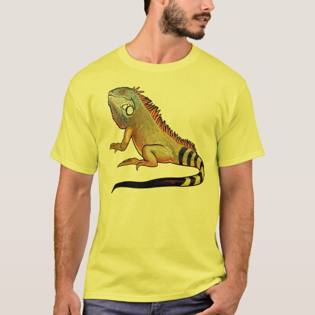 green iguana T-Shirt (Front)