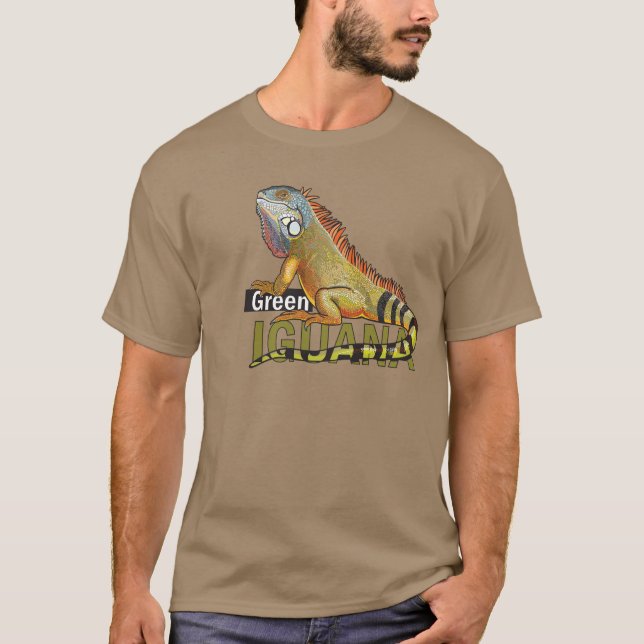 green iguana T-Shirt (Front)