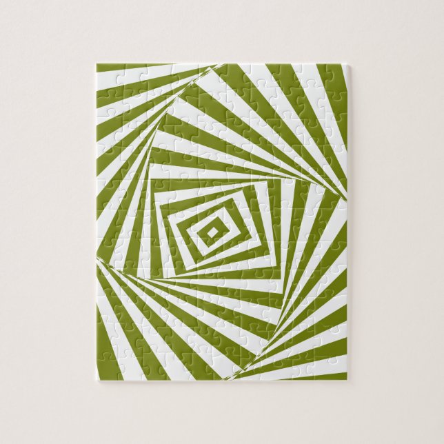 green illusion jigsaw puzzle (Vertical)