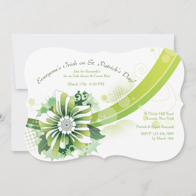 Green Impression Invitation (Front)