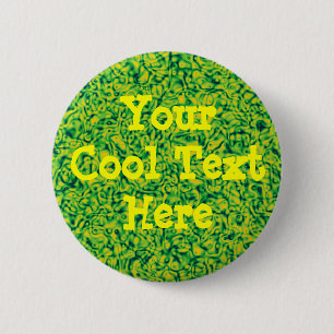Green Impressionism Template 6 Cm Round Badge