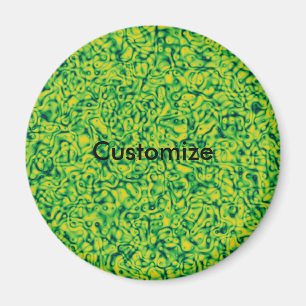 Green Impressionism - Template Magnet