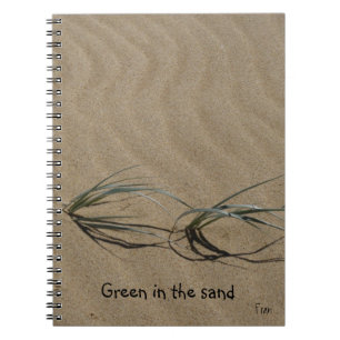 green in the sand notebook