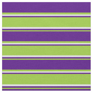 Green, Indigo & Lavender Coloured Pattern Fabric