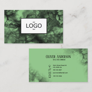 Green ink LOGO Business Card