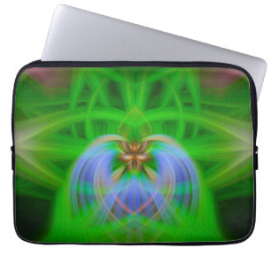Green Intricacy  Laptop Sleeve