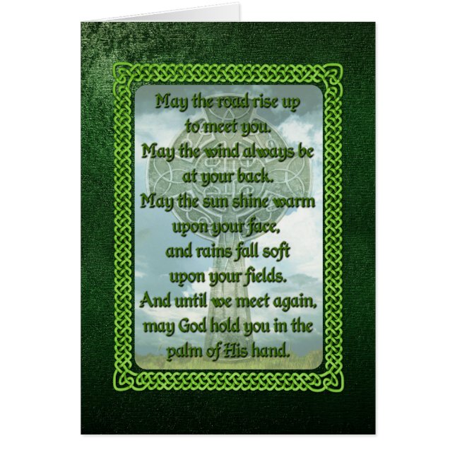 Green Irish Blessing (Front)