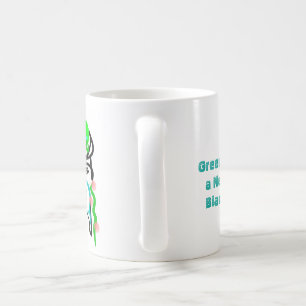 Green is a New Black - by Galina - Coffee Mug