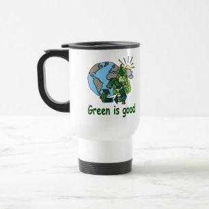 Green Is Good Travel Mug