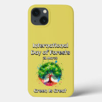 Green is Great. International Day of Forests (IDF)