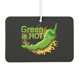 Green is HOT Car Air Freshener