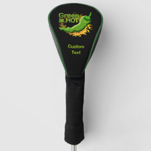 Green is HOT Golf Head Cover