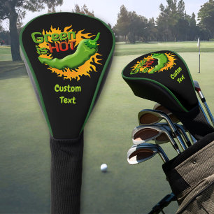 Green is HOT Golf Head Cover