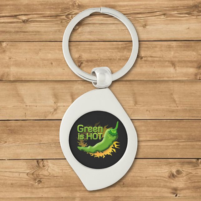 Green is HOT Key Ring (Creator Uploaded)