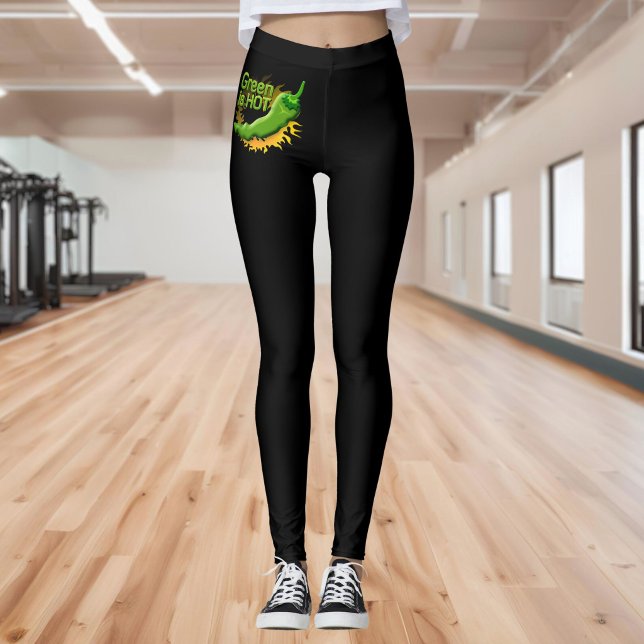 Green is HOT Leggings (Creator Uploaded)