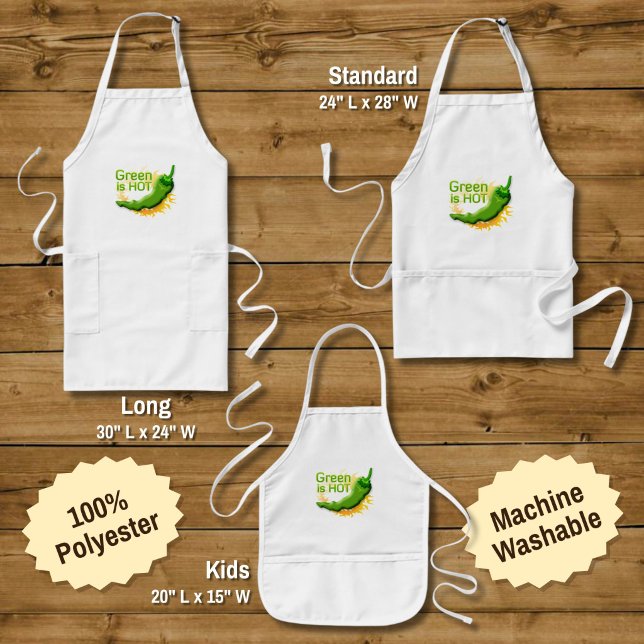 Green is HOT Long Apron (Creator Uploaded)