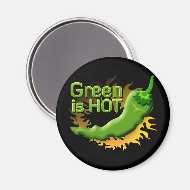 Green is HOT Magnet (Front/Back)