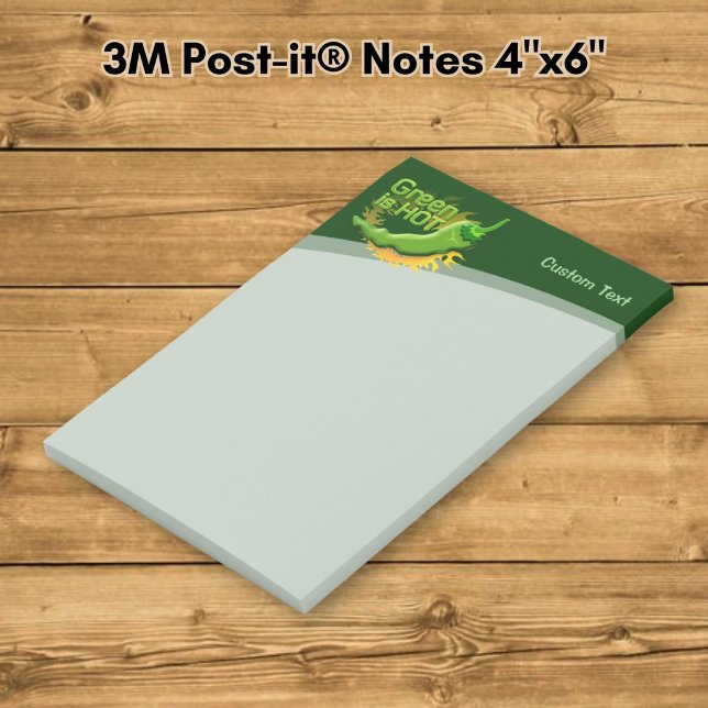 Green is HOT Post-it Notes (Creator Uploaded)