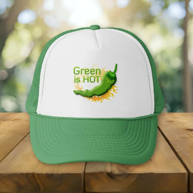 Green is HOT Trucker Hat (Creator Uploaded)