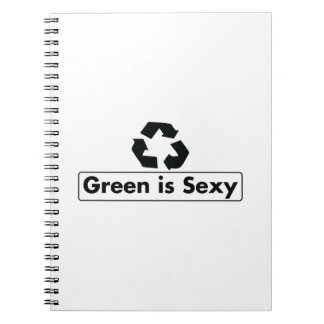 Green is sexy notebook