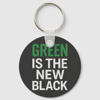 GREEN IS THE NEW BLACK KEY RING